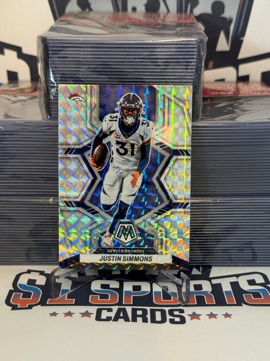 2022 Panini Mosaic (Mosaic Prizm) Justin Simmons #62