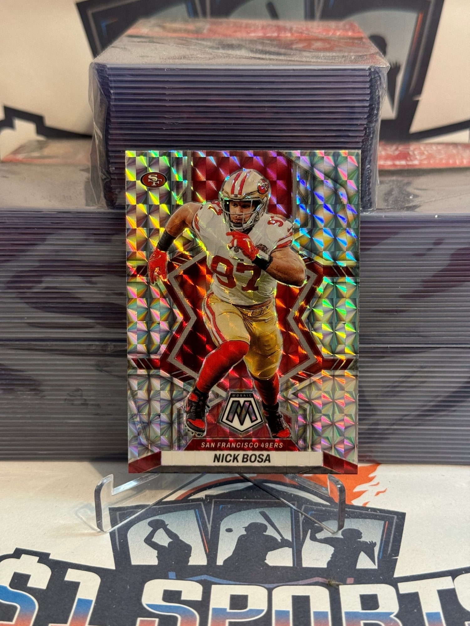 2022 Panini Mosaic (Mosaic Prizm) Nick Bosa #180