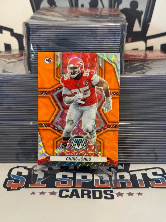 2022 Panini Mosaic (Orange Reactive Prizm) Chris Jones #99