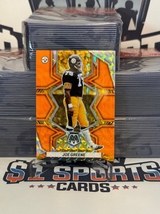 2022 Panini Mosaic (Orange Reactive Prizm) Joe Greene #168