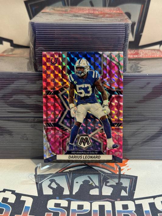 2022 Panini Mosaic (Pink Camo Prizm) Darius Leonard #86