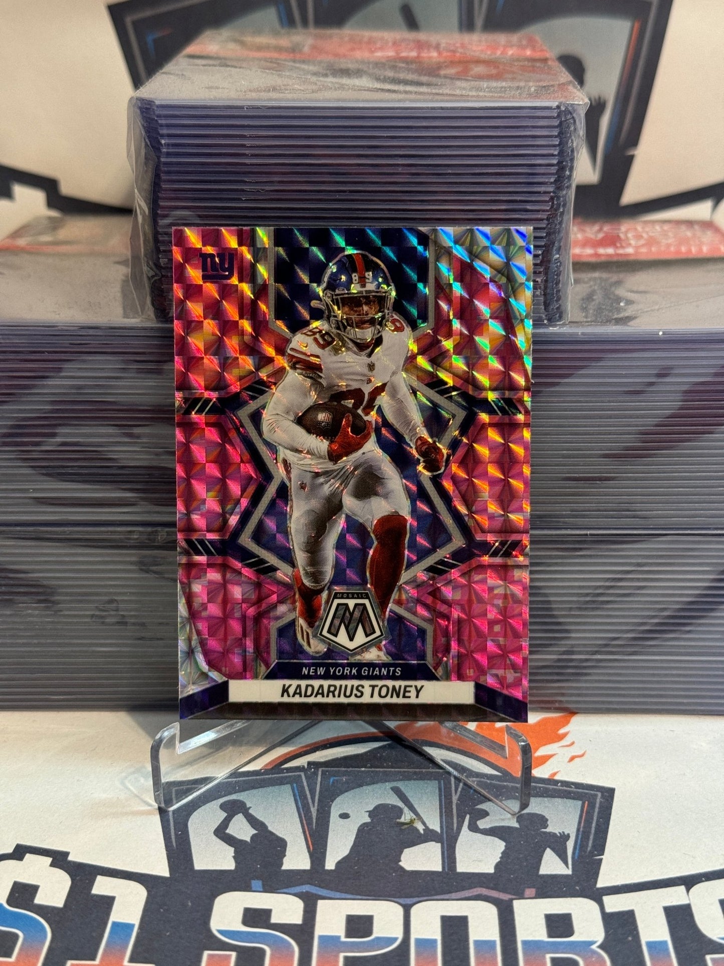 2022 Panini Mosaic (Pink Camo Prizm) Kadarius Toney #148