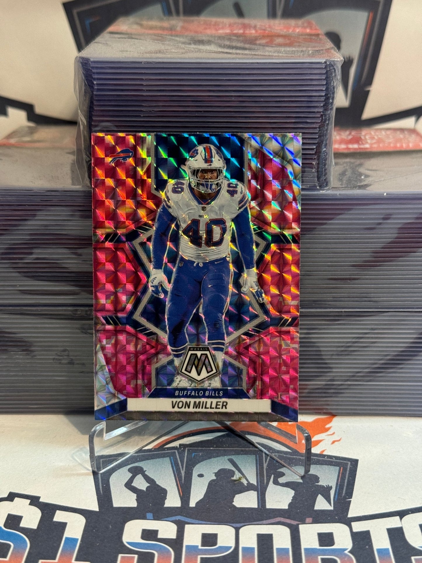 2022 Panini Mosaic (Pink Camo Prizm) Von Miller #202