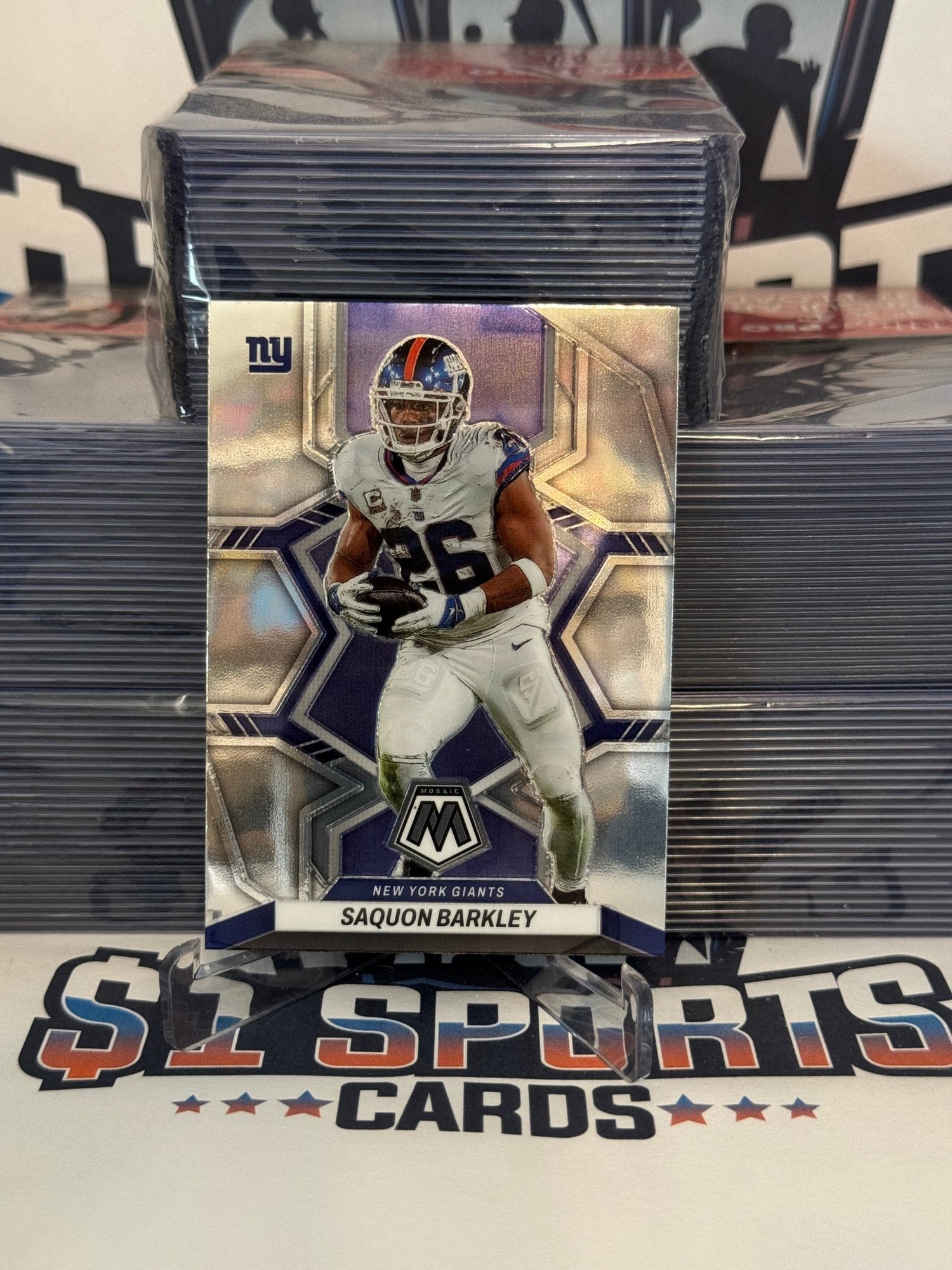 2022 Panini Mosaic Saquon Barkley #146