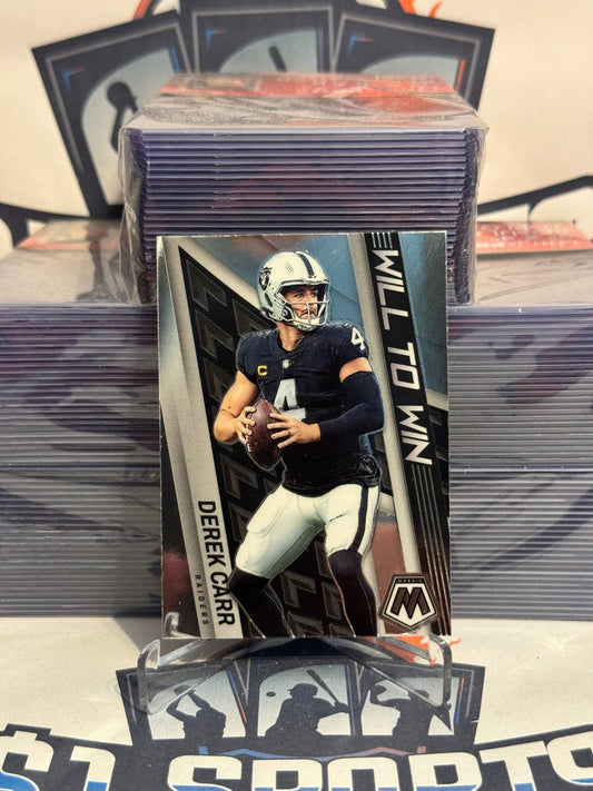 2022 Panini Mosaic (Will to Win) Derek Carr #WW-7