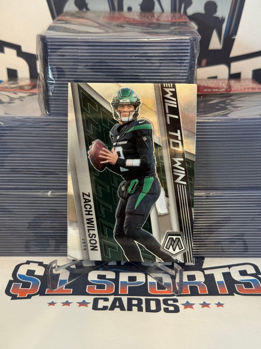 2022 Panini Mosaic (Will to Win) Zach Wilson #WW-10