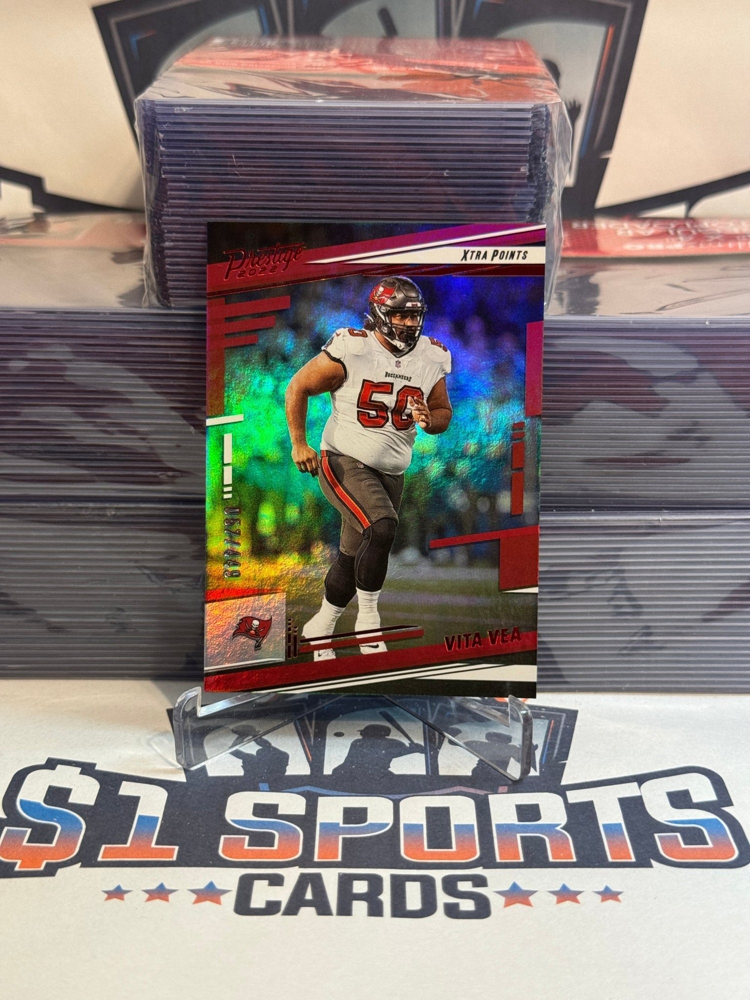 2022 Panini Prestige (Red 57/499) Vita Vea #278