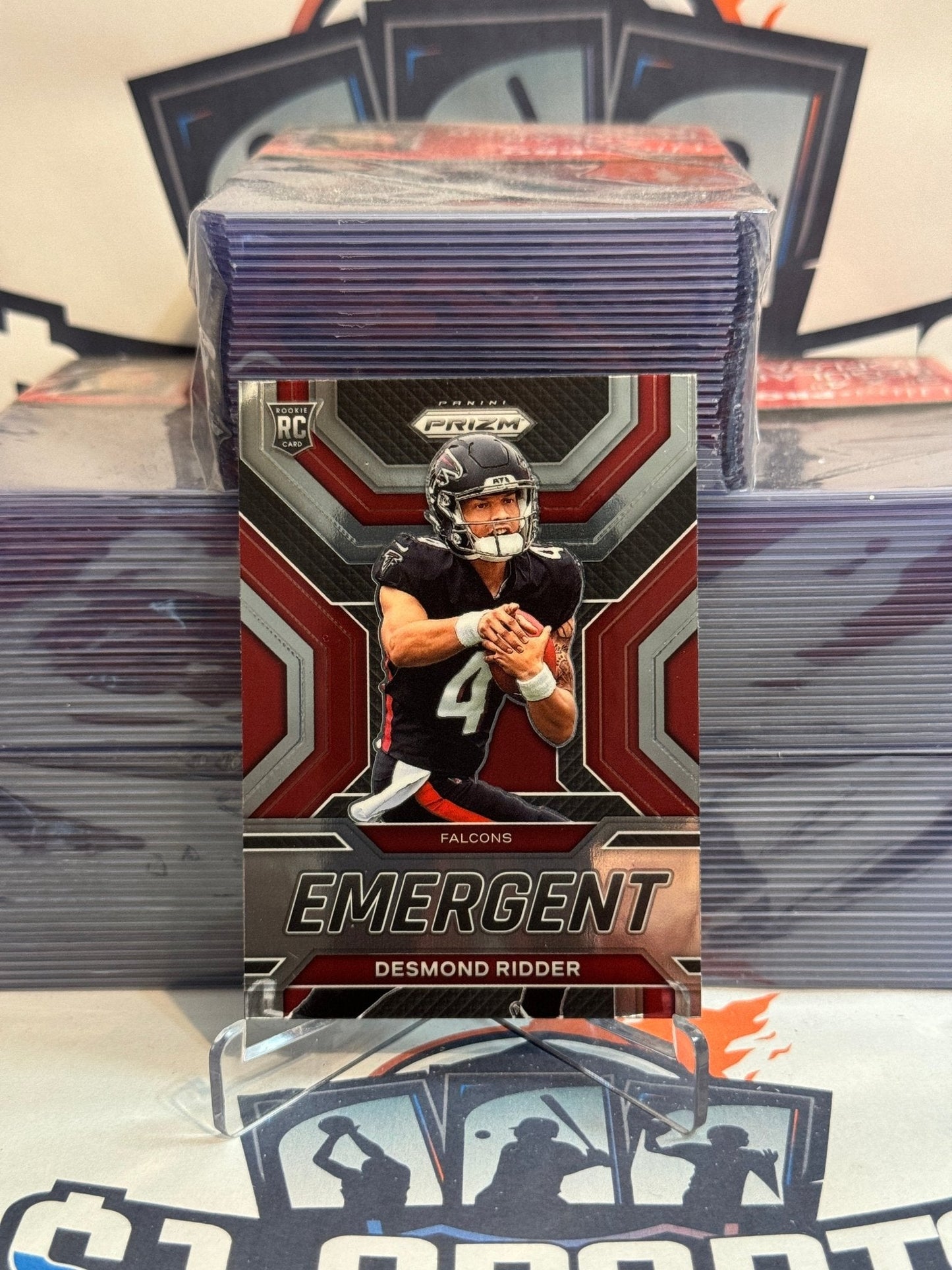 2022 Panini Prizm (Emergent) Desmond Ridder Rookie #E - 2