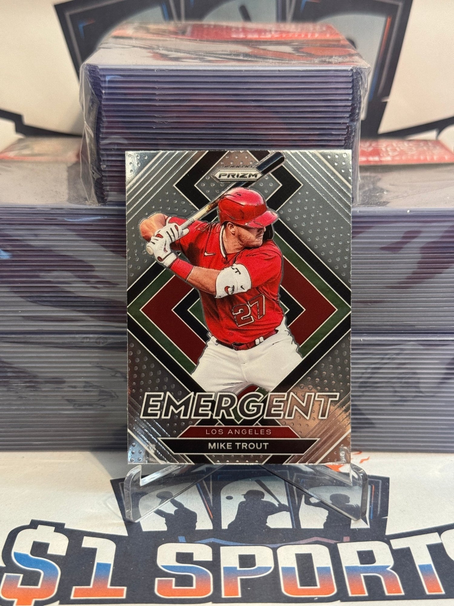 2022 Panini Prizm (Emergent) Mike Trout #E - 2