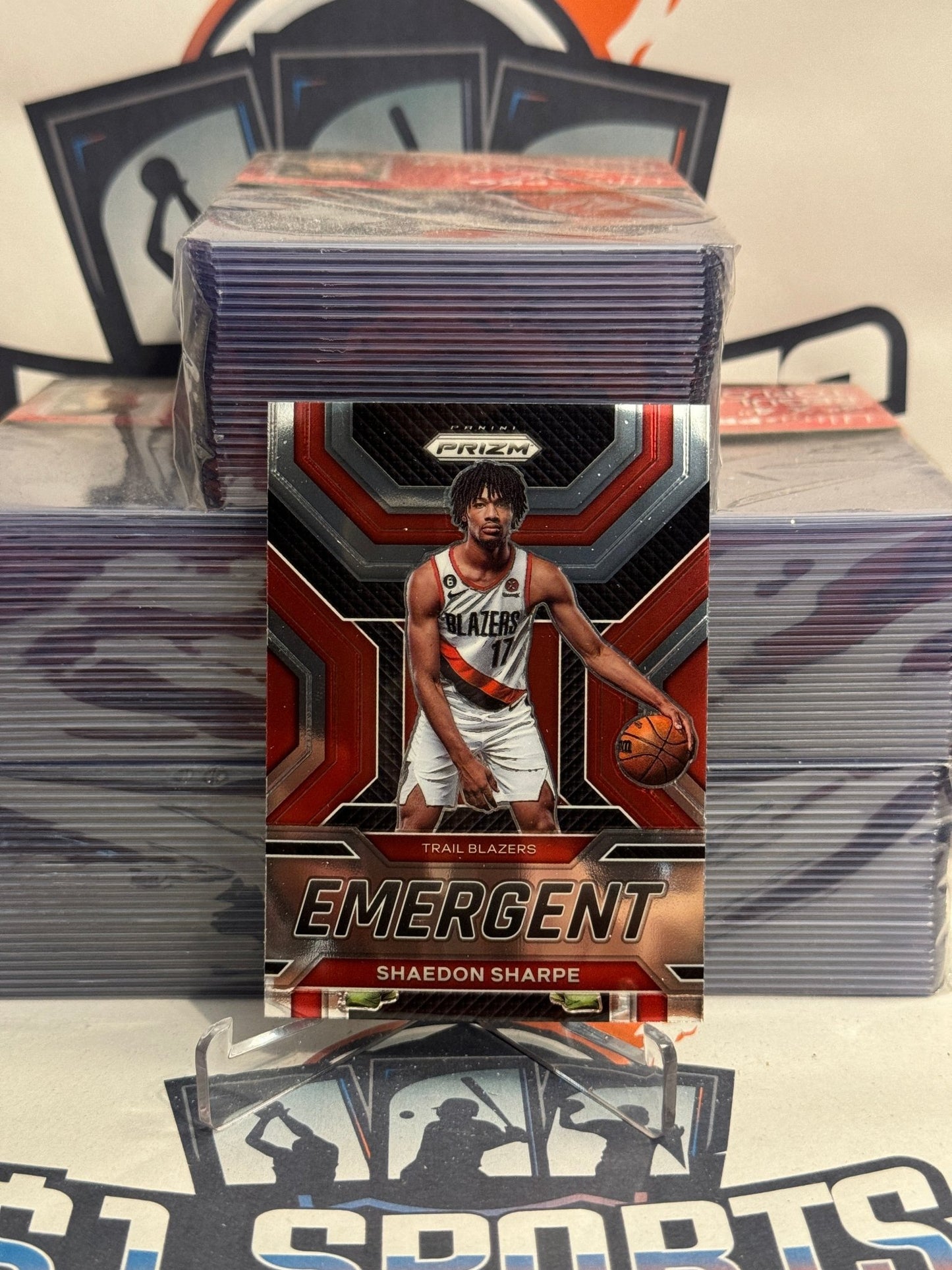 2022 Panini Prizm (Emergent) Shaedon Sharpe Rookie #15