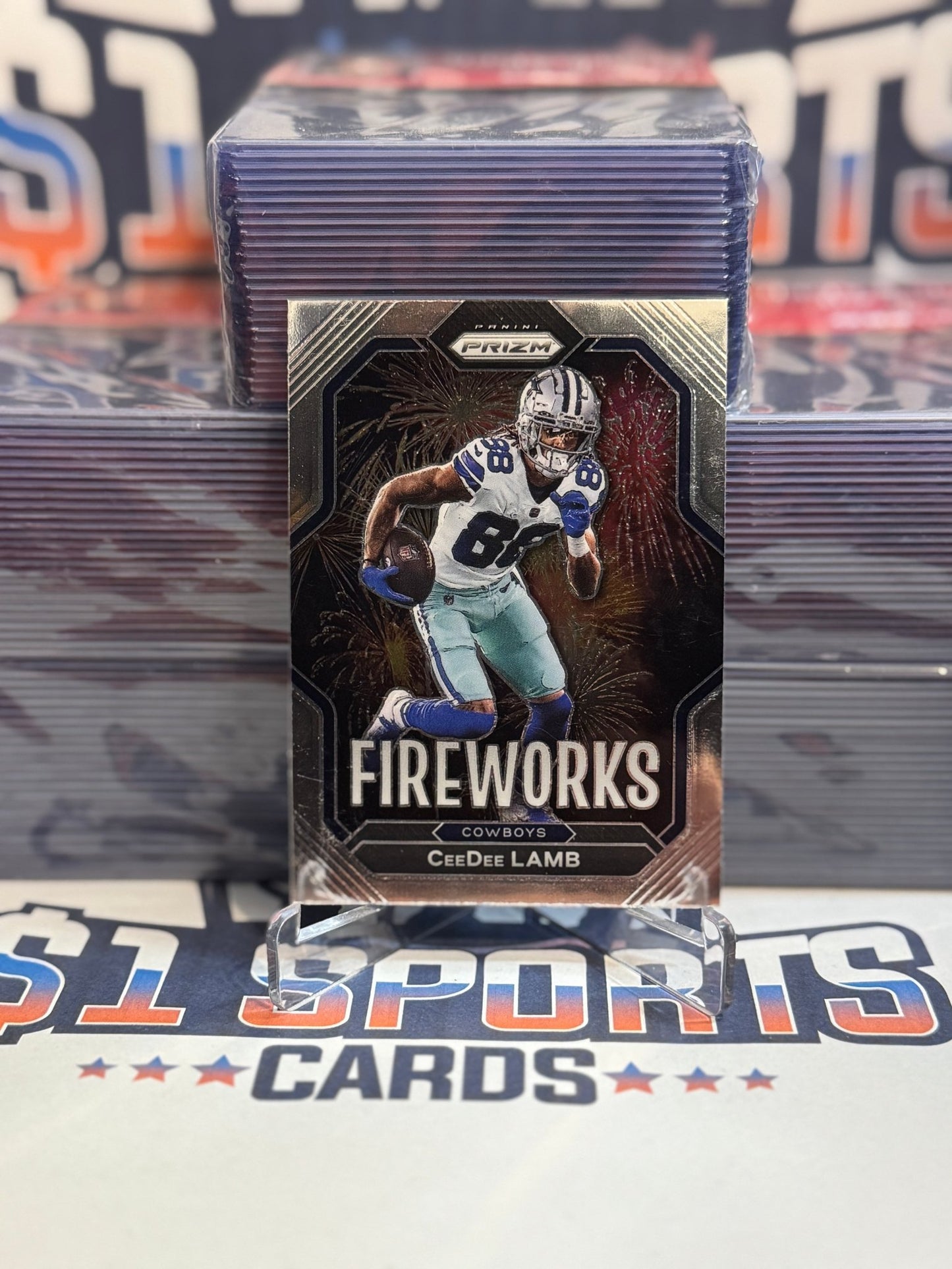 2022 Panini Prizm (Fireworks) CeeDee Lamb #F - 18