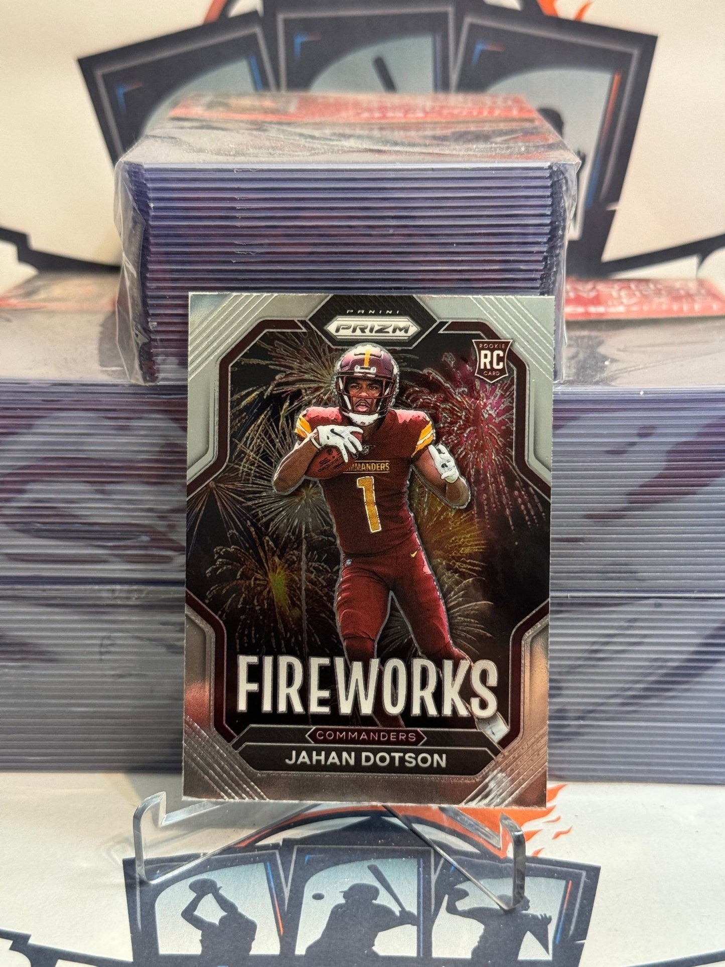 2022 Panini Prizm (Fireworks) Jahan Dotson #F - 23