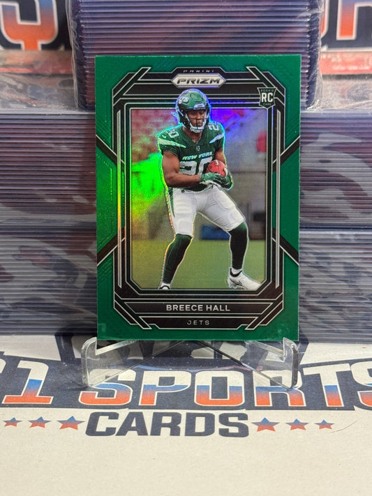 2022 Panini Prizm (Green Prizm) Breece Hall Rookie 317