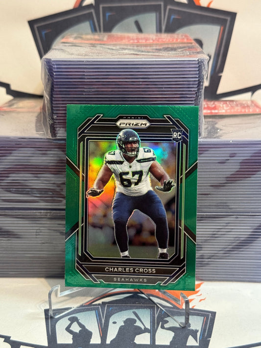 2022 Panini Prizm (Green Prizm) Charles Cross #368