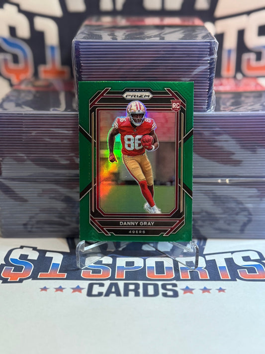 2022 Panini Prizm (Green Prizm) Danny Gray Rookie #335