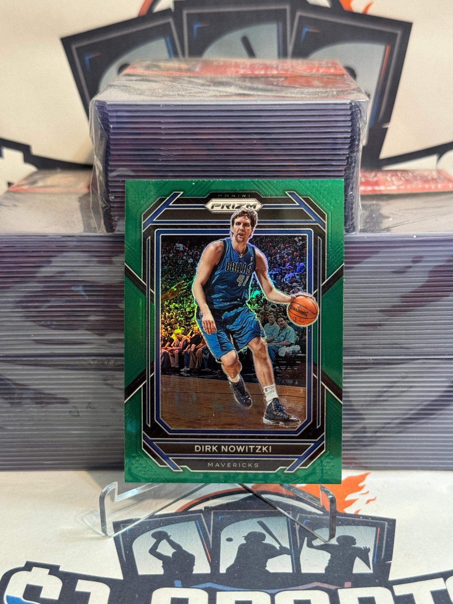 2022 Panini Prizm (Green Prizm) Dirk Nowitzki #298