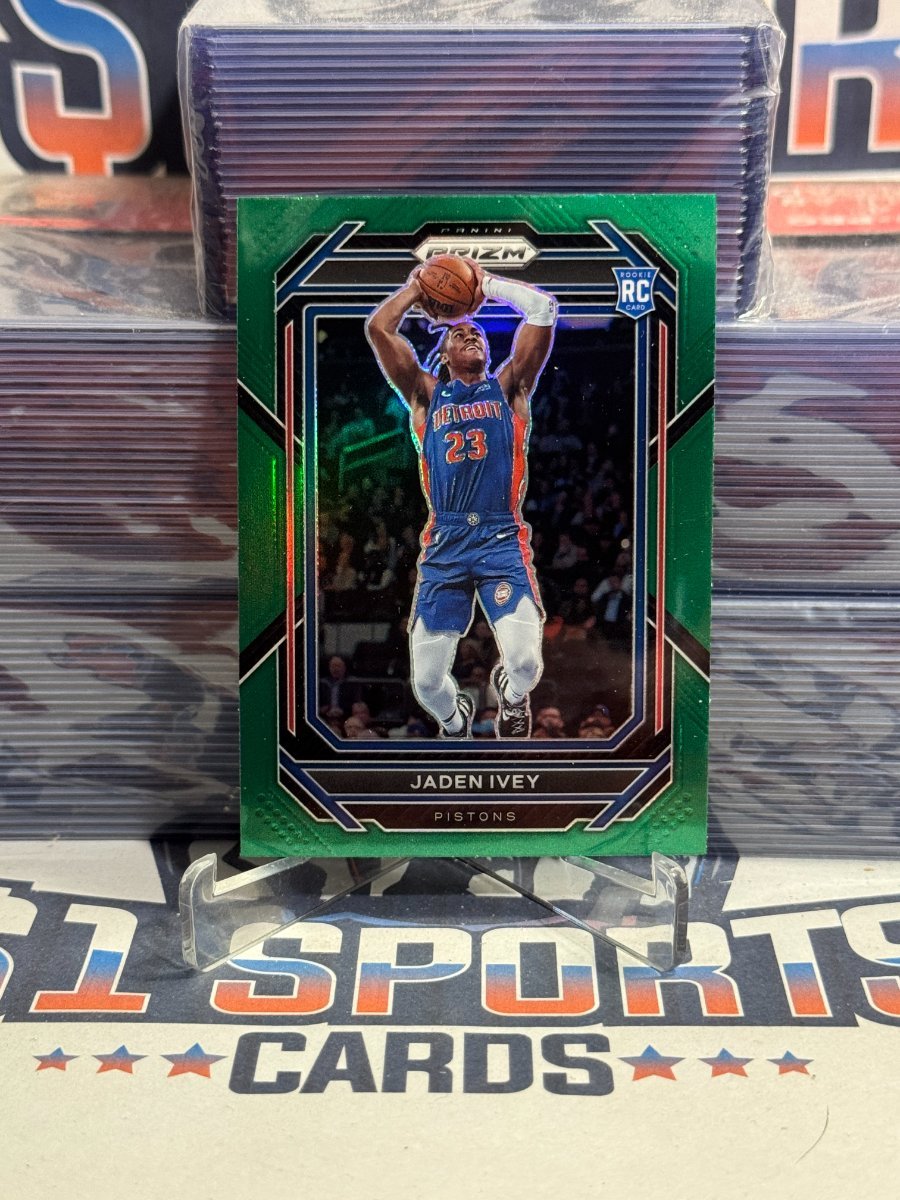 2022 Panini Prizm (Green Prizm) Jaden Ivey Rookie 256