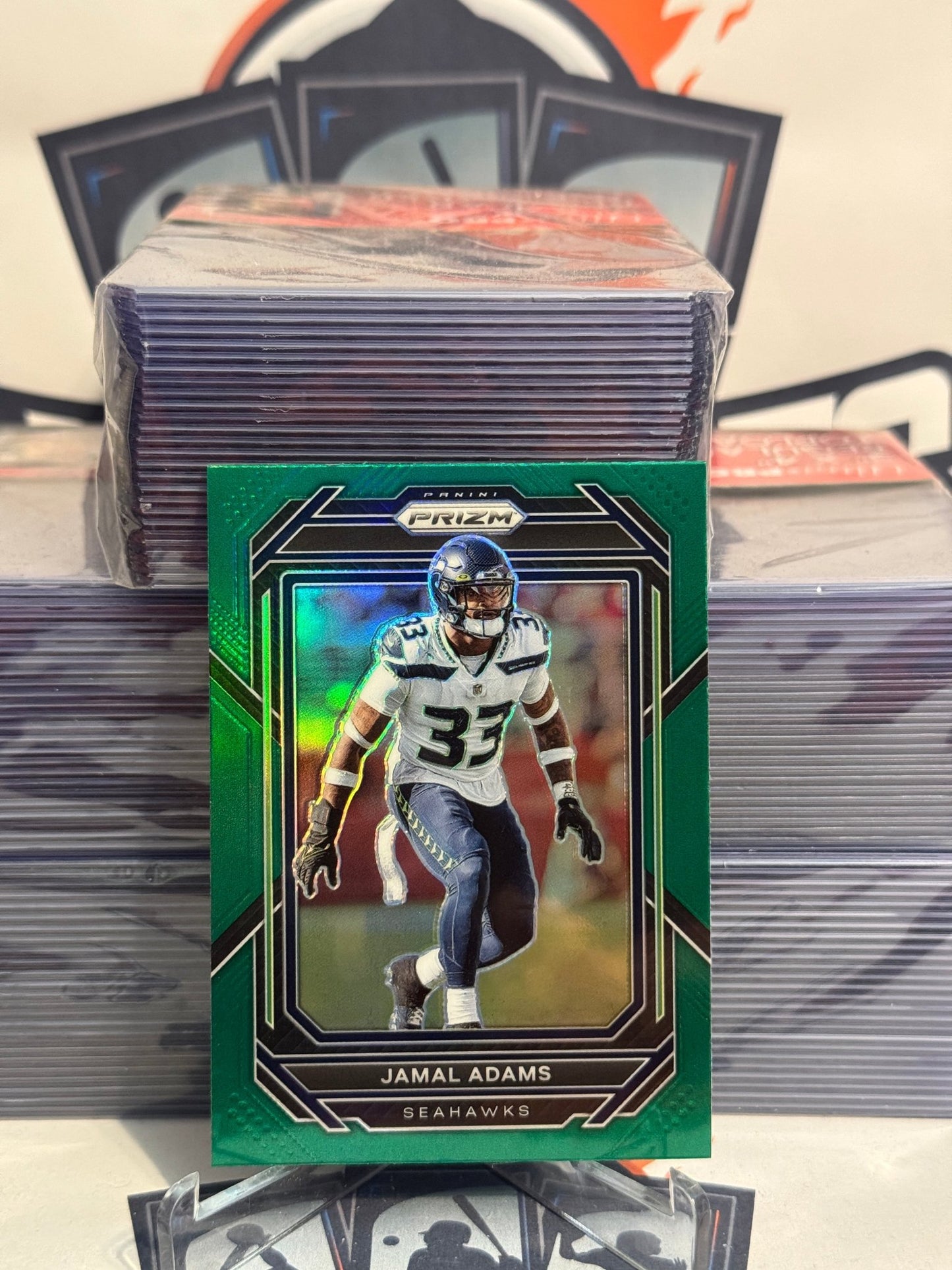 2022 Panini Prizm (Green Prizm) Jamal Adams #259