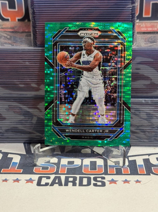 2022 Panini Prizm (Hyper Green Prizm 4/25) Wendell Carter Jr. 195
