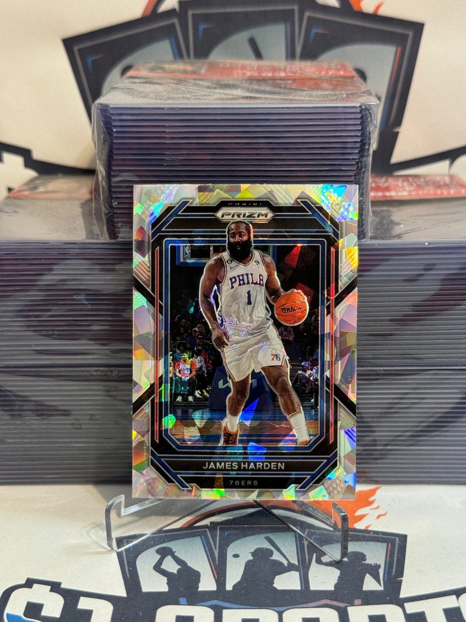 2022 Panini Prizm (Ice Prizm) James Harden #35