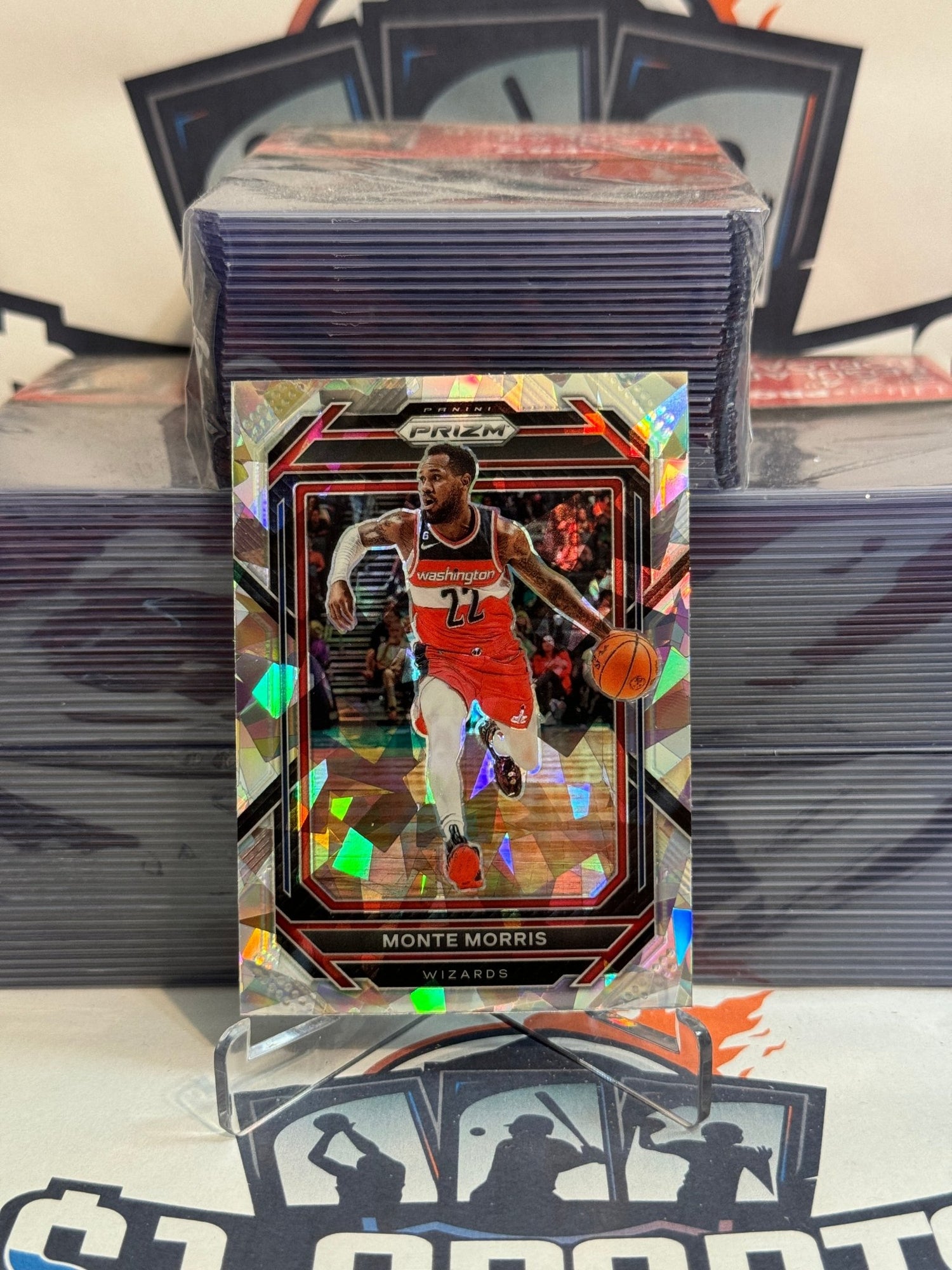 2022 Panini Prizm (Ice Prizm) Monte Morris #171