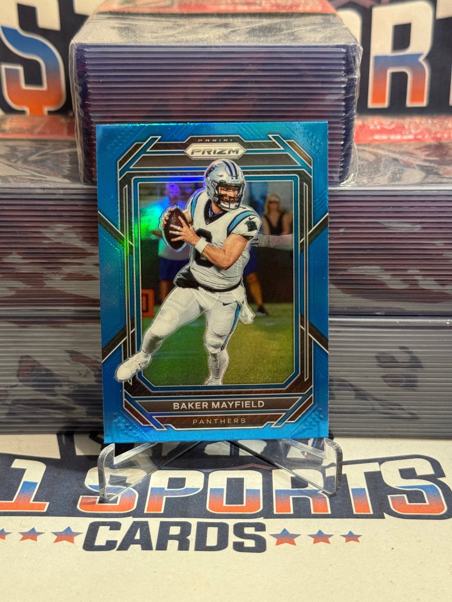 2022 Panini Prizm (Light Blue Prizm) Baker Mayfield #39