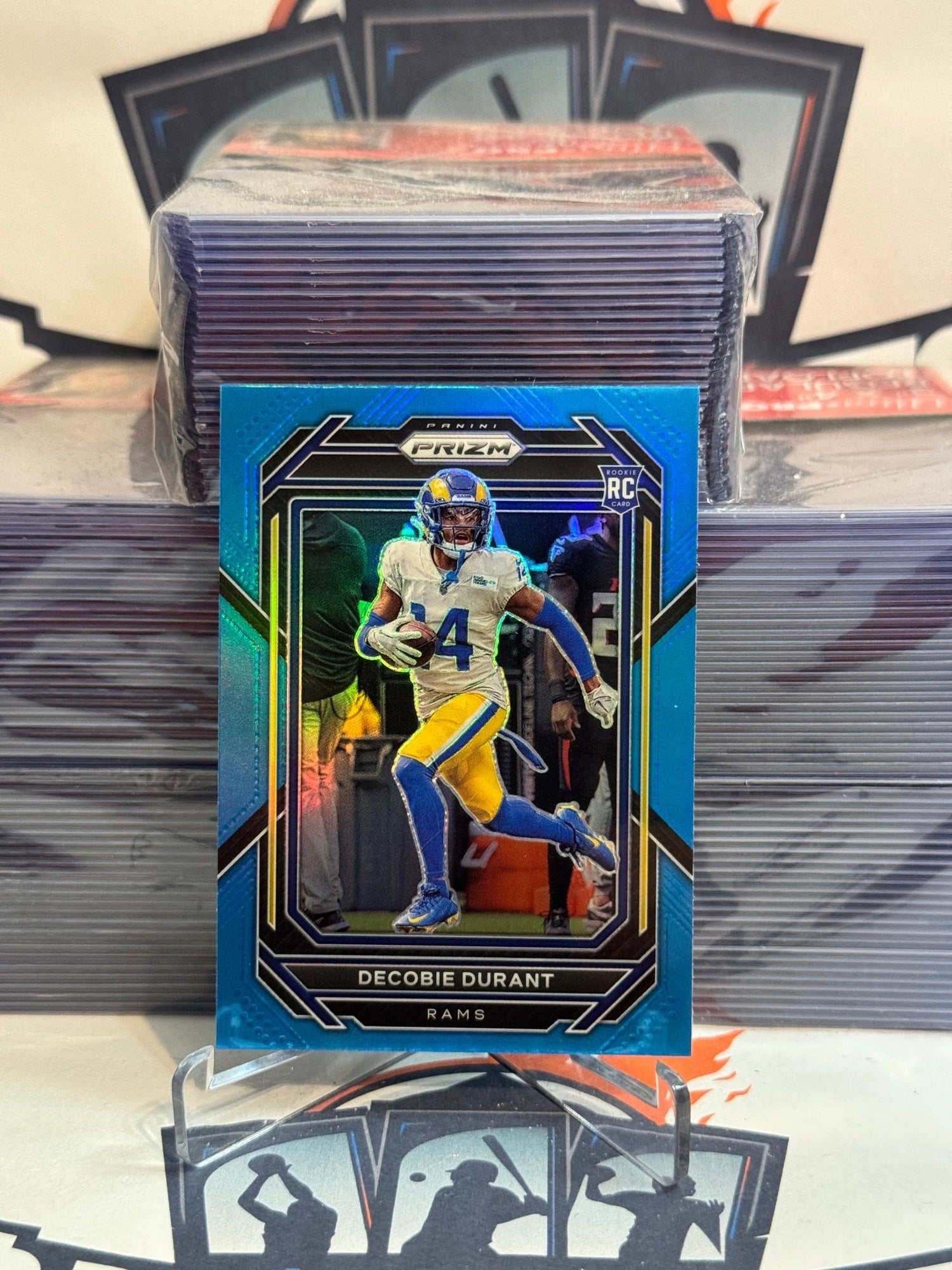 2022 Panini Prizm (Light Blue Prizm) Decobie Durant Rookie #347