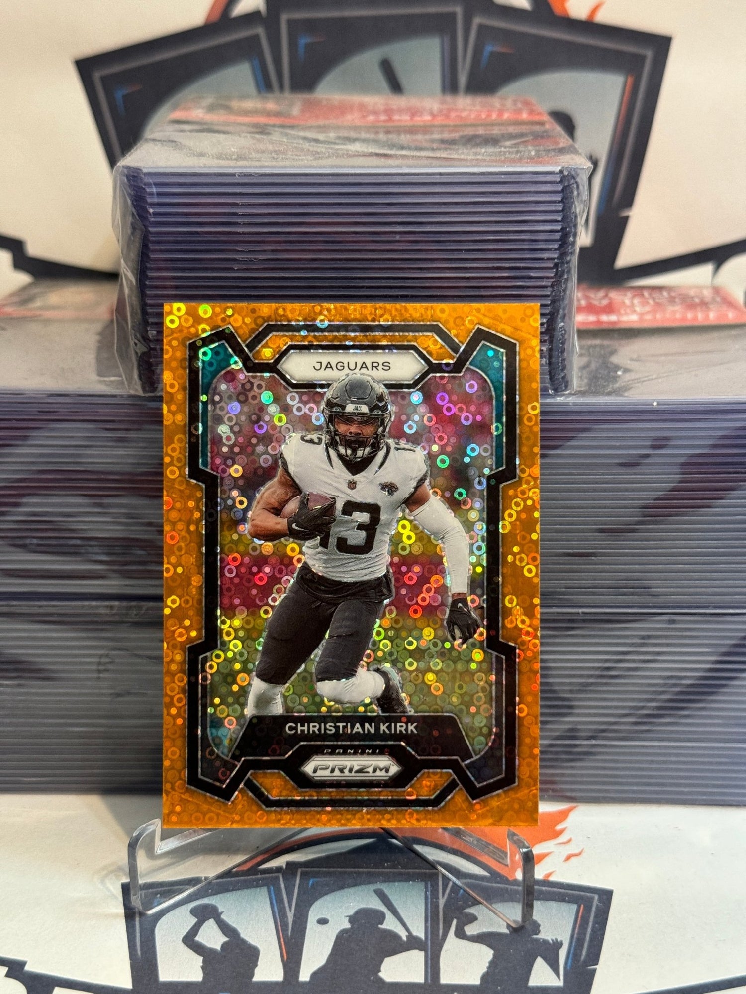 2022 Panini Prizm (Orange Disco Prizm) Christian Kirk #134