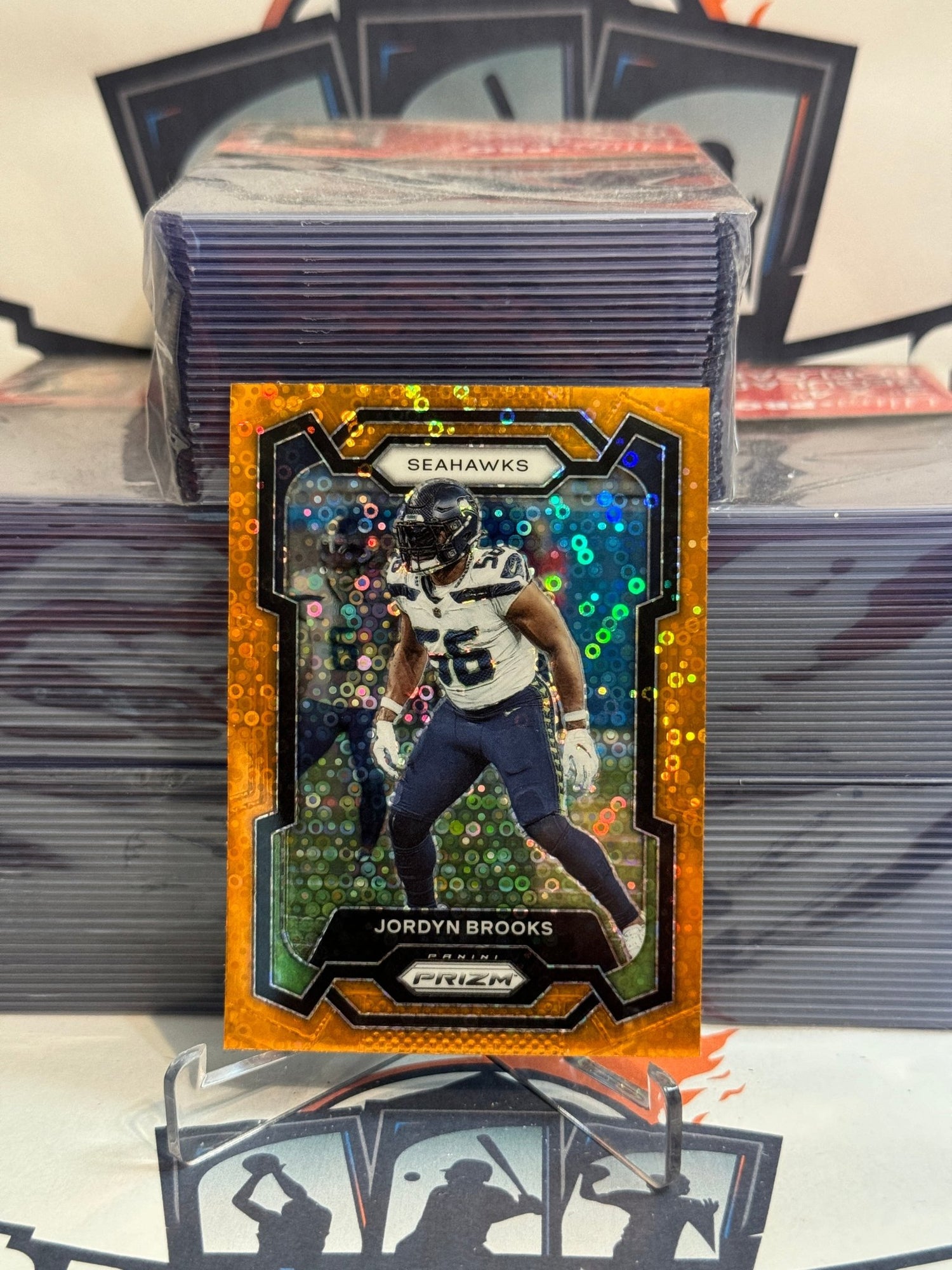 2022 Panini Prizm (Orange Disco Prizm) Jordyn Brooks #260