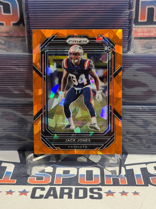 2022 Panini Prizm (Orange Ice Prizm) Jack Jones Rookie 395