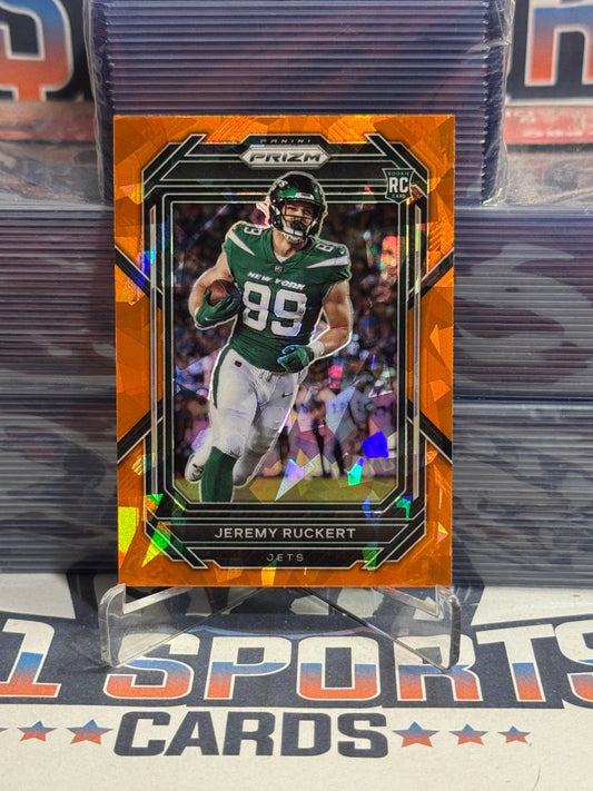 2022 Panini Prizm (Orange Ice Prizm) Jeremy Ruckert Rookie 361