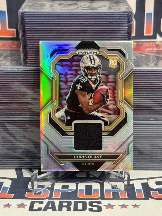 2022 Panini Prizm (Premier Jersey Relic) Chris Olave Rookie #PJ - CO