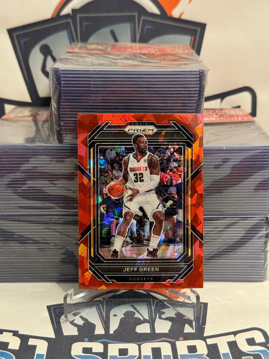 2022 Panini Prizm (Red Ice Prizm) Jeff Green #23