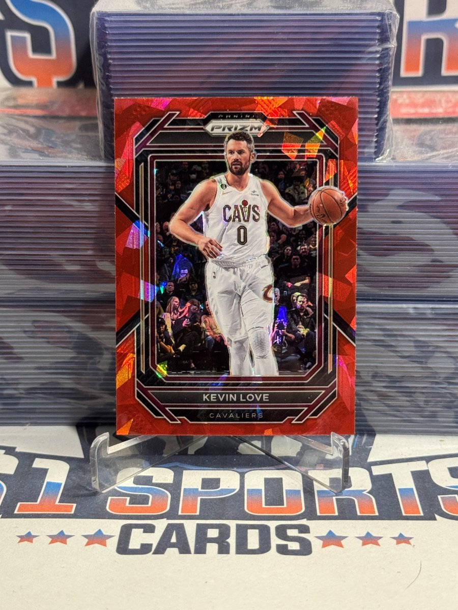 2022 Panini Prizm (Red Ice Prizm) Kevin Love 90