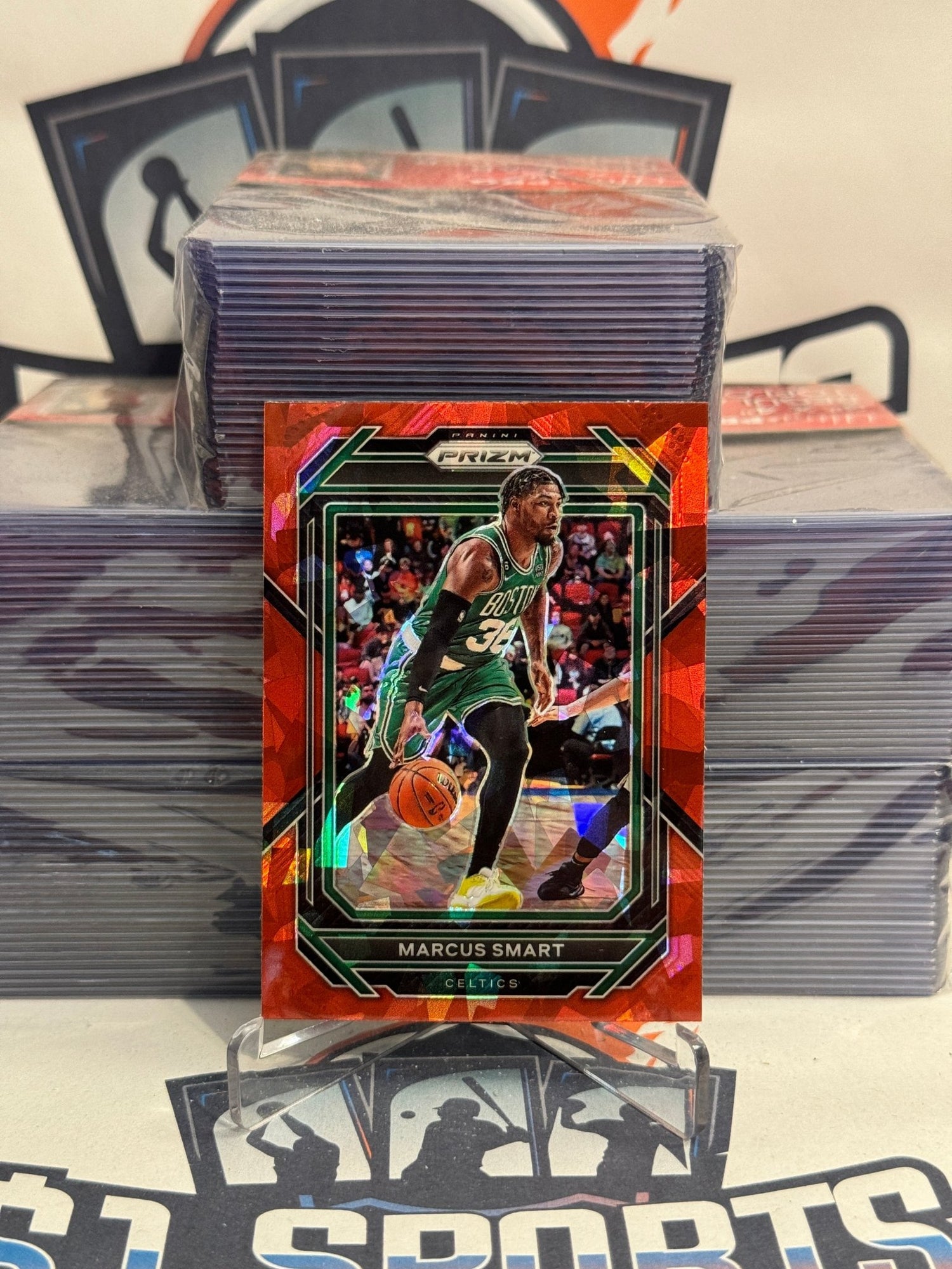 2022 Panini Prizm (Red Ice Prizm) Marcus Smart #3