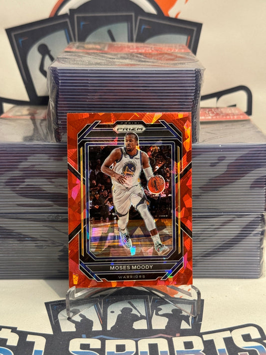 2022 Panini Prizm (Red Ice Prizm) Moses Moody #103