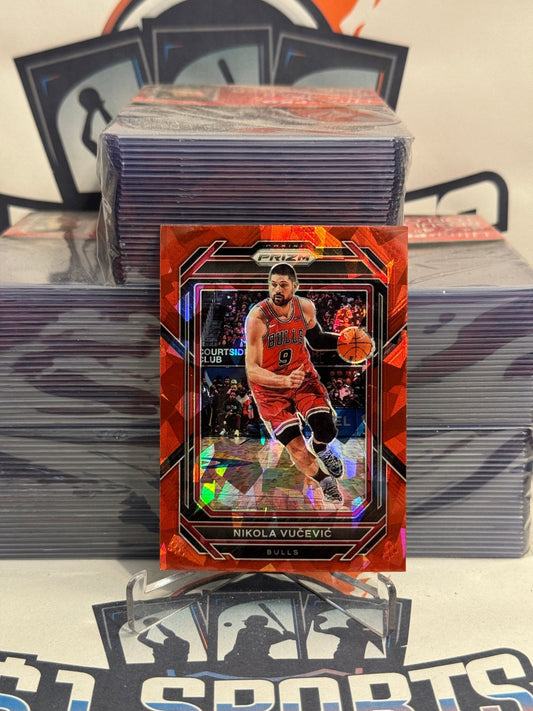 2022 Panini Prizm (Red Ice Prizm) Nikola Vucevic #80