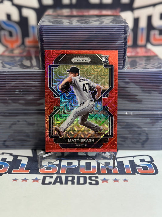 2022 Panini Prizm (Red Mojo Prizm 56/149) Matt Brash Rookie #111