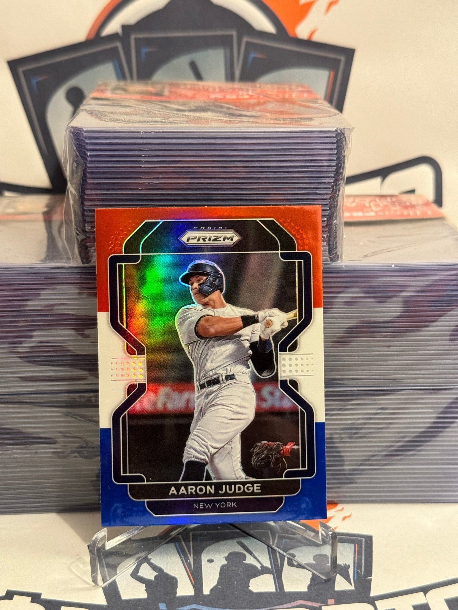 2022 Panini Prizm (Red White Blue Prizm) Aaron Judge #239