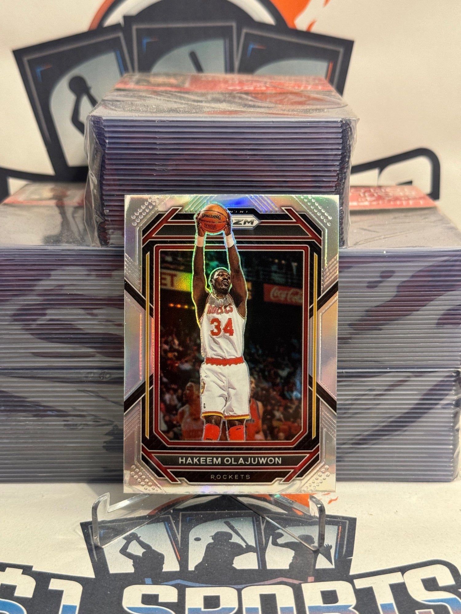 2022 Panini Prizm (Silver Prizm) Hakeem Olajuwon #290