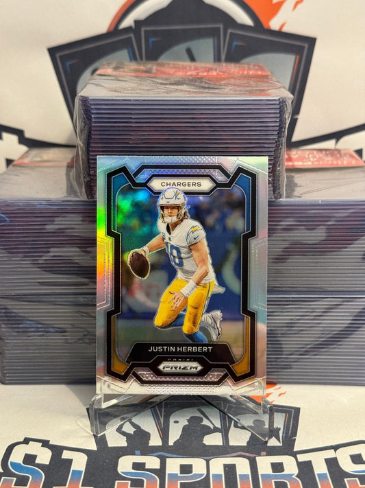 2022 Panini Prizm (Silver Prizm) Justin Herbert #158