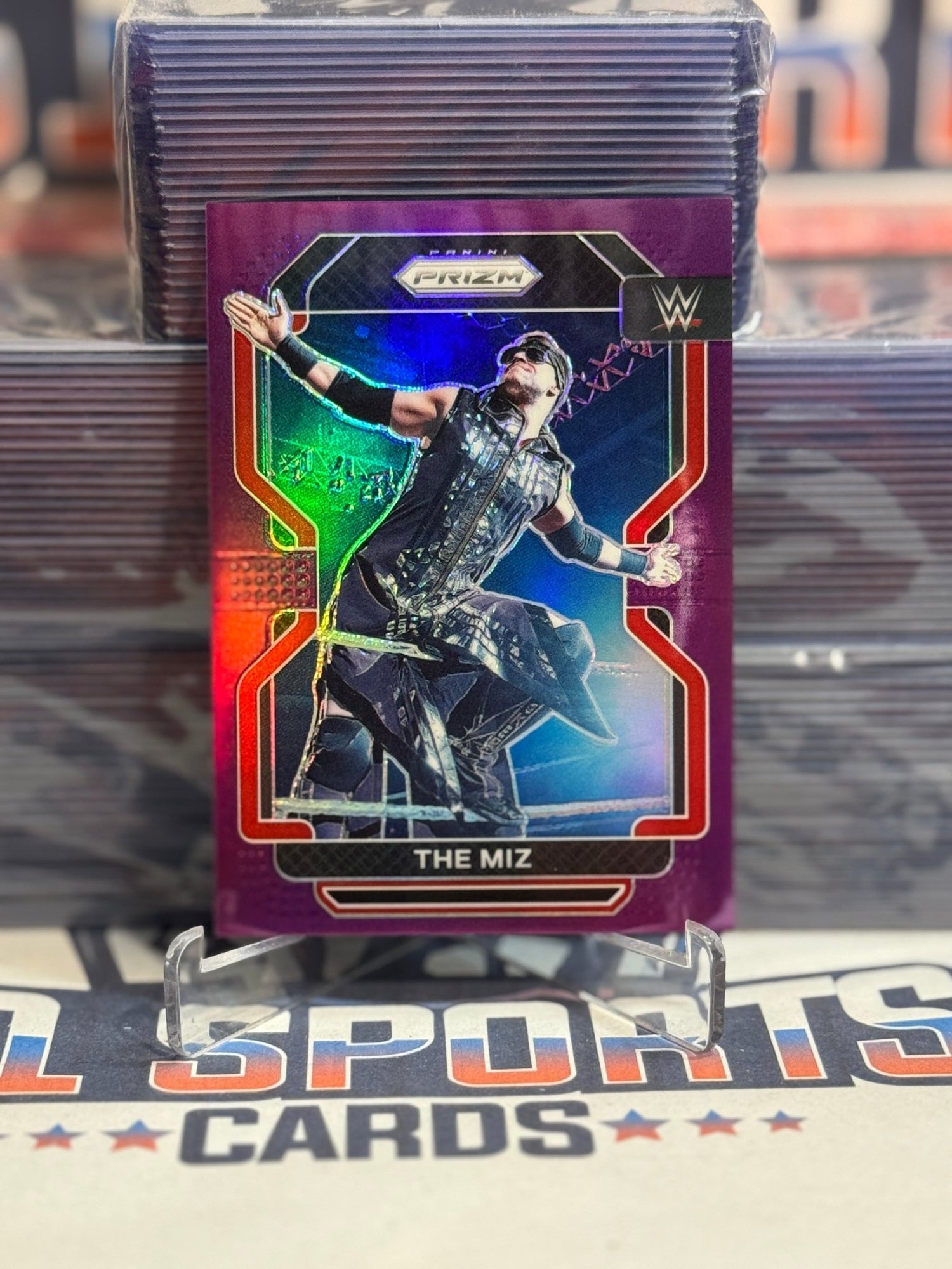 2022 Panini Prizm WWE (Purple Prizm 25/149) The Miz 174