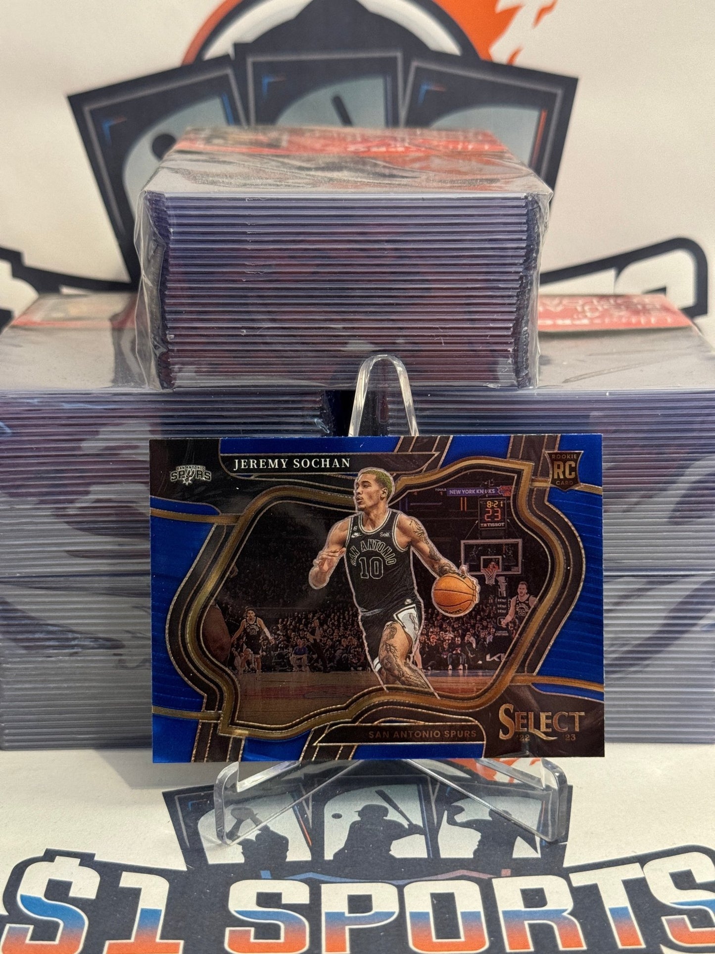 2022 Panini Select (Courtside) Jeremy Sochan Rookie #290