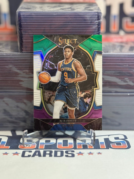 2022 Panini Select (Green White Purple Prizm) RJ Barrett #33