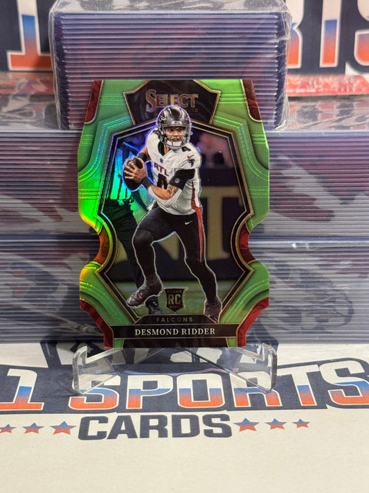 2022 Panini Select (Lime Green Die Cut Prizm 280/299) Desmond Ridder Rookie 104