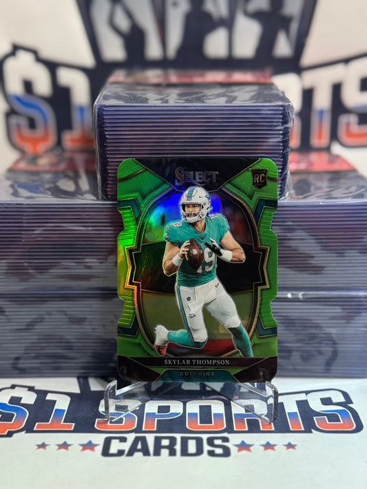 2022 Panini Select (Lime Green Die Cut Prizm 283/299) Skylar Thompson Rookie #96
