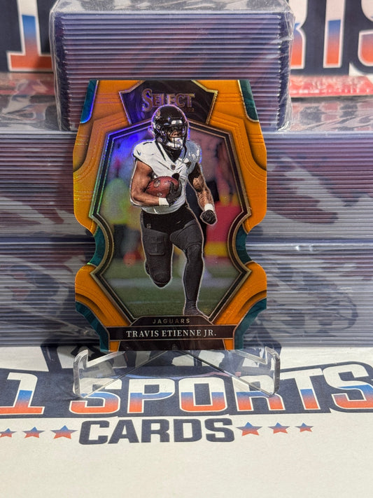 2022 Panini Select (Orange Die Cut Prizm 142/199) Travis Etienne Jr. 147