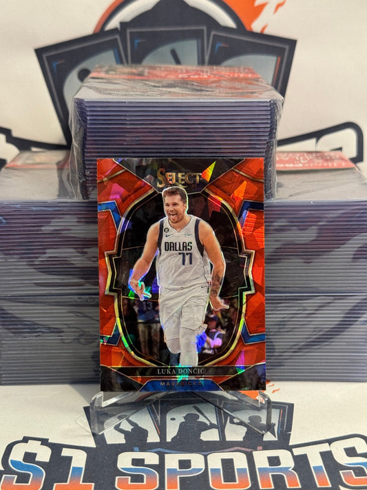2022 Panini Select (Red Ice Prizm) Luka Doncic #51