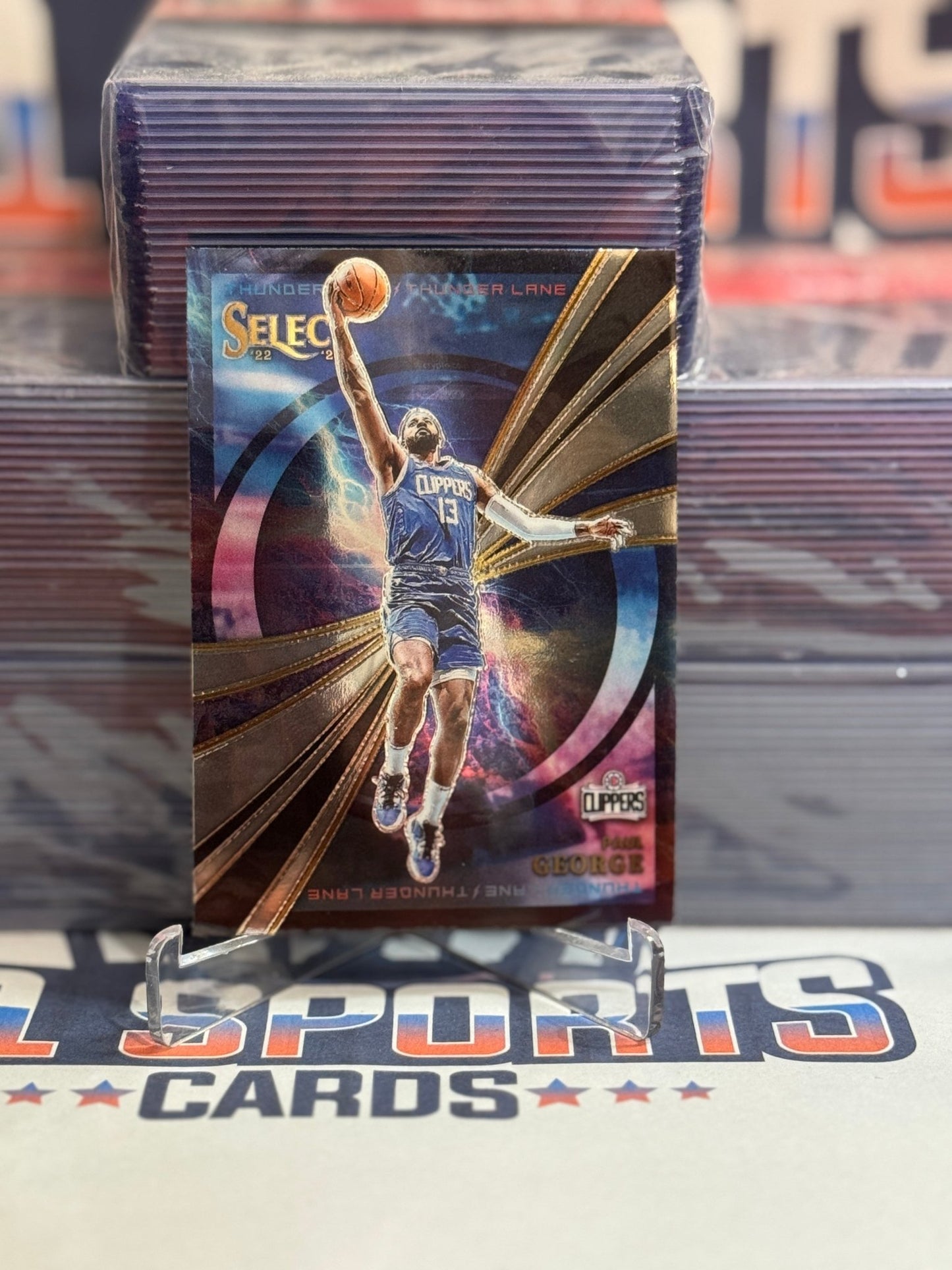 2022 Panini Select (Thunder Lane) Paul George #3