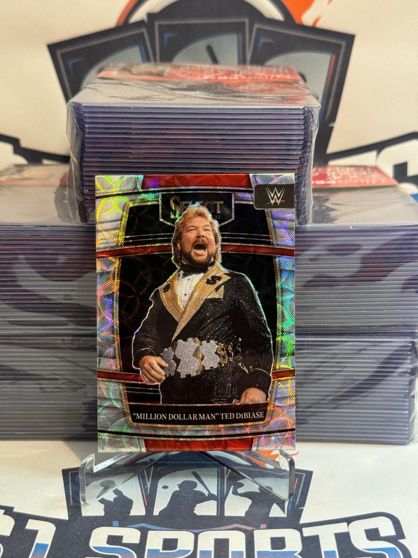 2022 Panini Select WWE (Silver Scope Prizm) "Million Dollar Man" Ted DiBiase #88